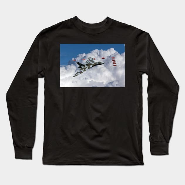 Smile Because It Happened Long Sleeve T-Shirt by aviationart